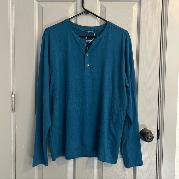 Royal Robbins Other - Royal Robbins Teal Blue Long Sleeve Henley